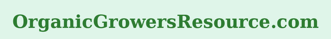 Organic Growers Resource