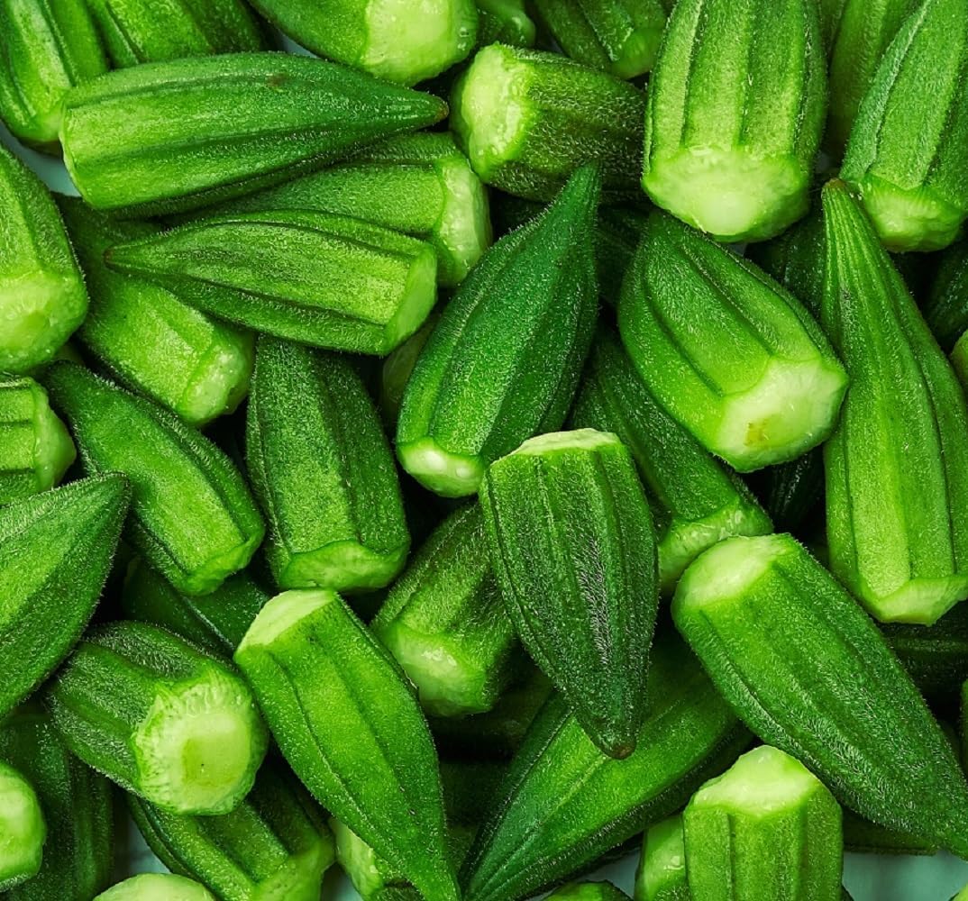 Okra Seeds for Planting - Plant & Grow Blondy Okra in Home Outdoor Garden - Heirloom & Non GMO - Planting Instructions for Abundant Harvests, Great Gardening Gift, 1 Packet